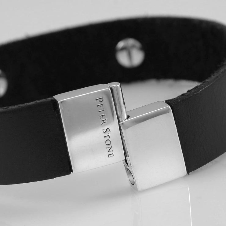 Words That Matter Leather bracelet with Magnetic Lock TBA208 Bracelet