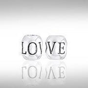 Round Love Silver Bead TBD019