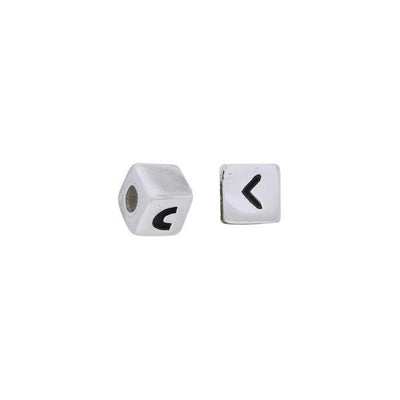 Letter C Rune Silver Bead TBD054