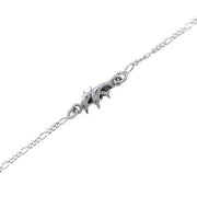 Twin Dolphins Silver Anklet TBG374