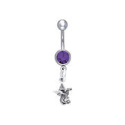 Silver Dragon Belly Button Ring TBJ009