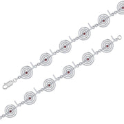Reiki Spiral Silver Bracelet TBL080
