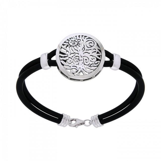 Nature’s Finest ~ Tree of Life Leather Cord Bracelet TBL197