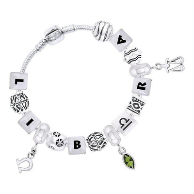 Libra Astrology Bead Bracelet TBL323