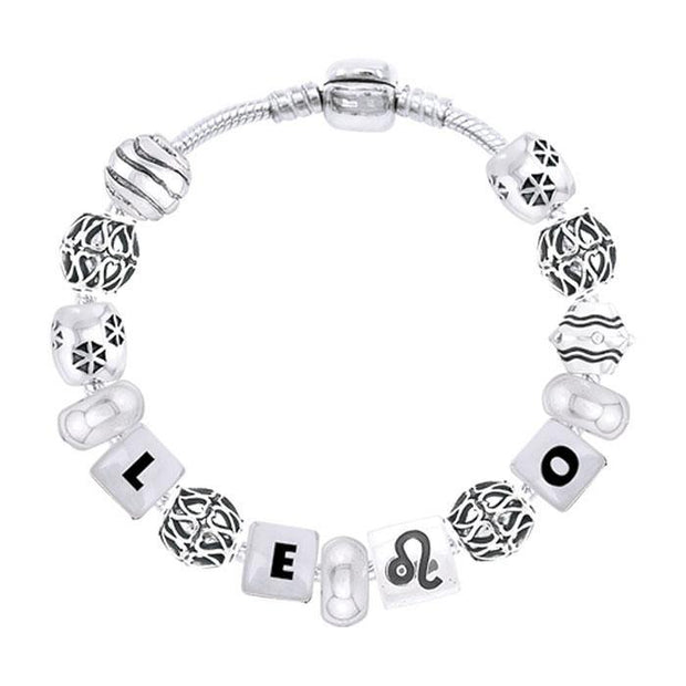 Leo Astrology Bead Bracelet TBL336
