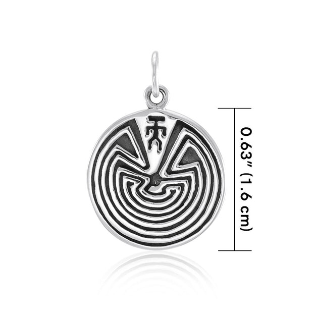 Labyrinth Silver Charm TC058