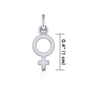 Female Symbol Sterling Silver Charm TC072