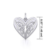 Eternal Heart Celtic Knots Silver Charm TC1088 Charm
