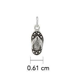 Carefree ease ~ Sterling Silver Flip Flops Charm TC215