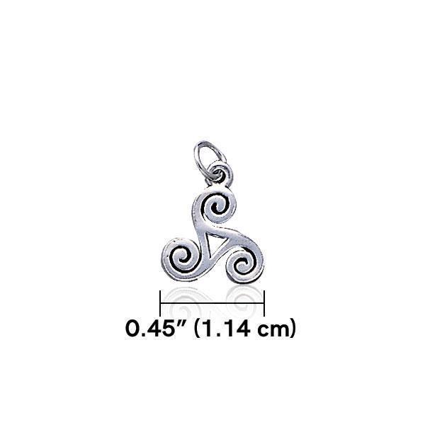 Celtic Triskelion Silver Charm TC246