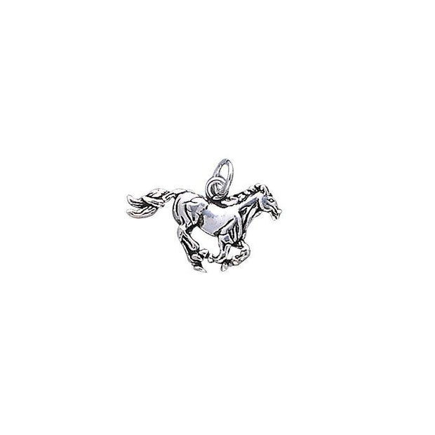 Running Horse Sterling Silver Charm TC298
