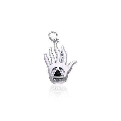 AA Recovery Hand Silver Charm TCM041 Charm