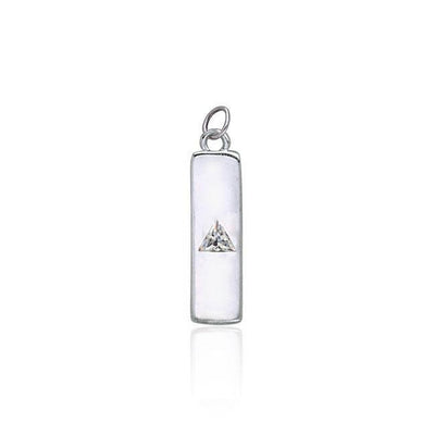 Power Triangle Silver Charm TCM068