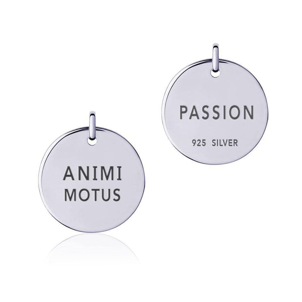 Power Word Passion Silver Disc Charm TCM315