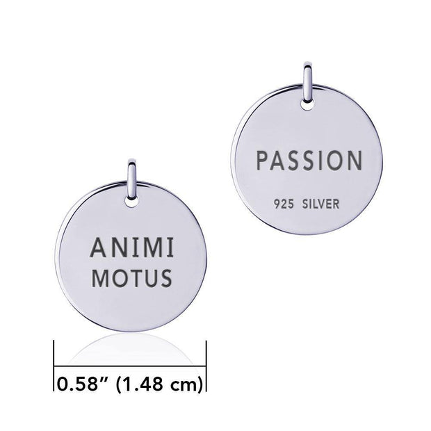 Power Word Passion Silver Disc Charm TCM315