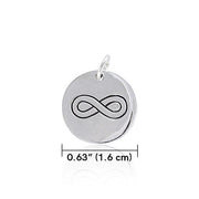Symbol of Infinity Sterling Silver Charm TCM472