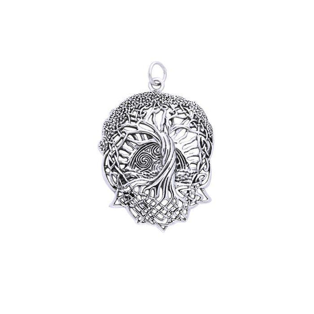 Admiration towards the Tree of Life creation Sterling Silver Charm TCM514