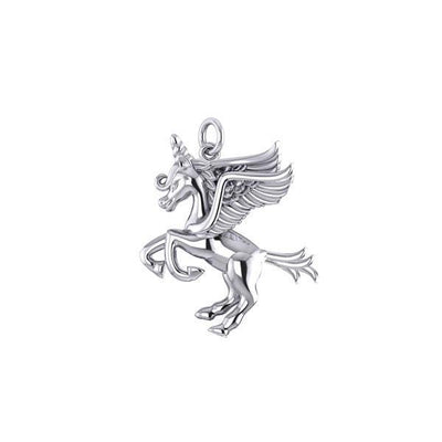 Enchanted Sterling Silver Mythical Unicorn Charm TCM660