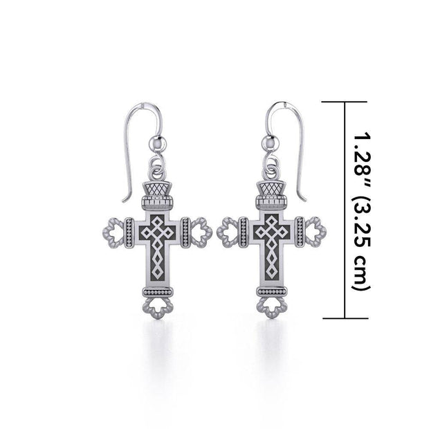 Medieval Cross Earrings TE1083