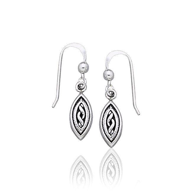 Celtic Knotwork Silver Earrings TE1126 Earrings