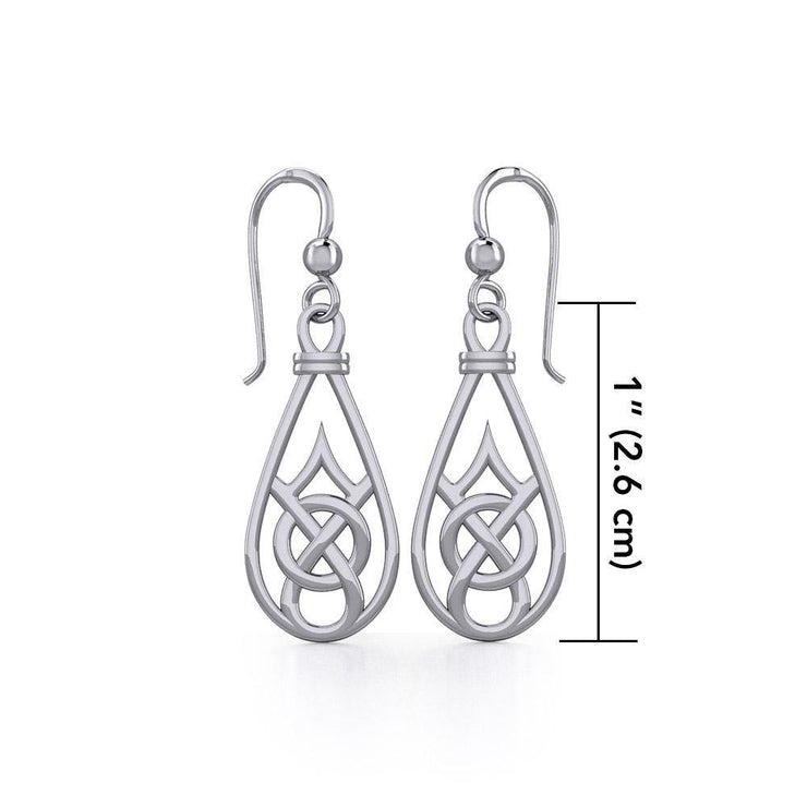 Celtic Knotwork Silver Earrings TE117 Earrings