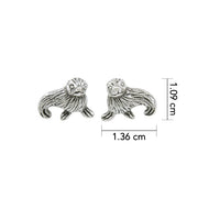 Seal Sterling Silver Post Earring TE1185