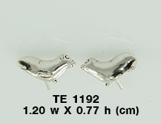 Seal Sterling Silver Post Earring TE1192