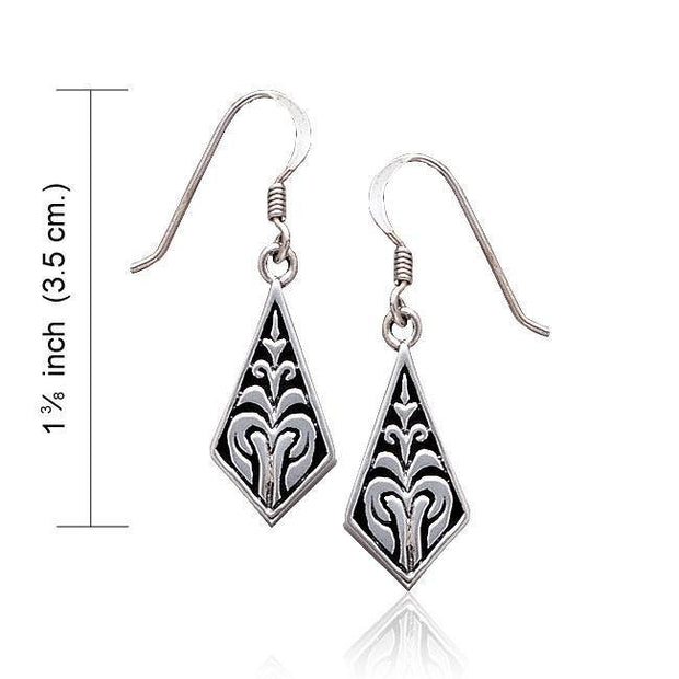 Celtic Knotwork Silver Earrings TE195