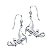 Manta Ray Sterling Silver Hook Earring TE2018