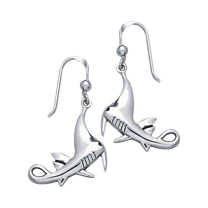 Manta Ray Sterling Silver Hook Earring TE2018