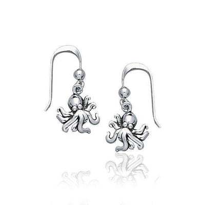Octopus Silver Earrings TE2044 Earrings