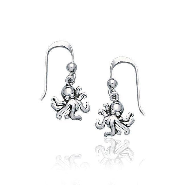 Octopus Silver Earrings TE2044