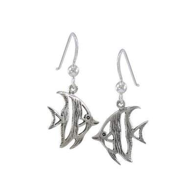 Angel Fish Silver EarringsTE204