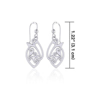 Celtic Knotwork Silver Earrings TE2071