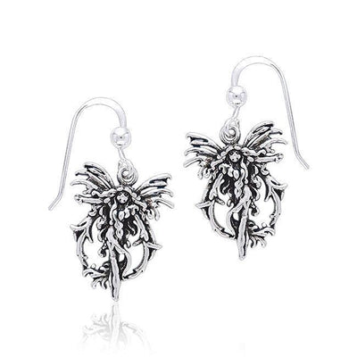Fire Element Fairy Silver Earrings TE2080