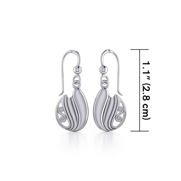 Celtic Knotwork Silver Earrings TE2083