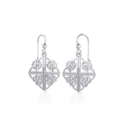 Celtic Knotwork Silver Earrings TE2139