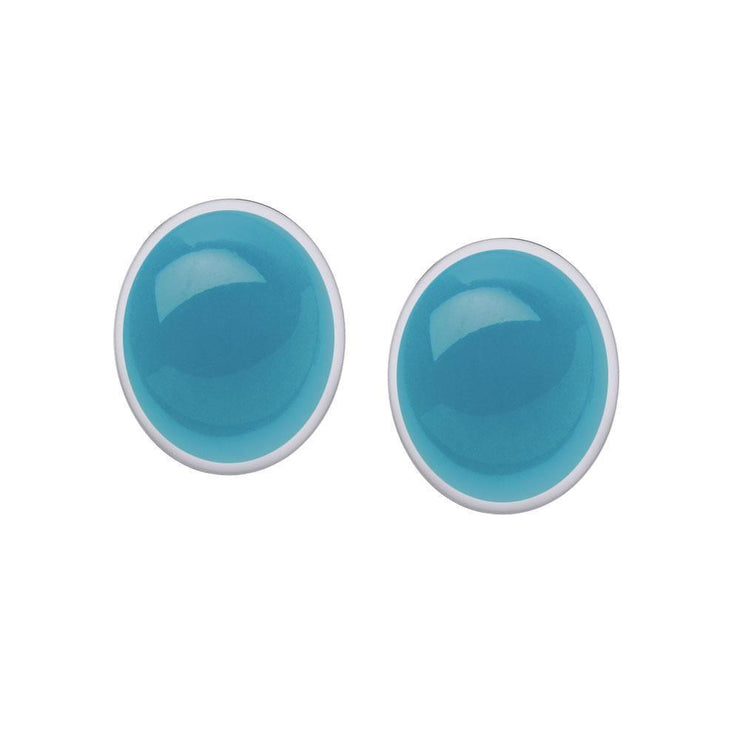 Oval Cabochon Post Earrings TE2171