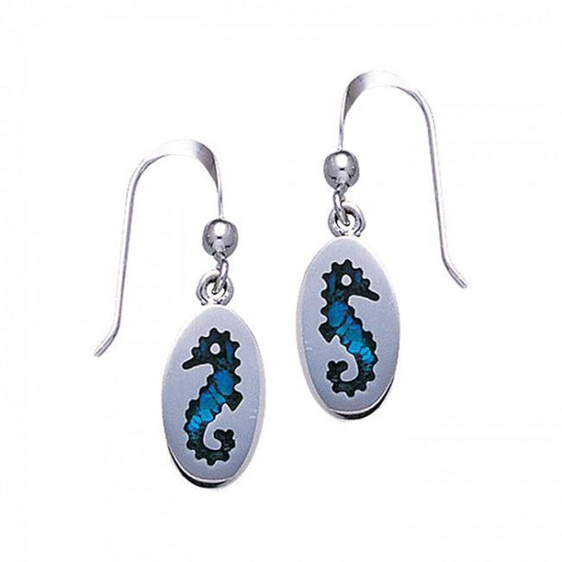 Seahorse Silver Earrings TE2553