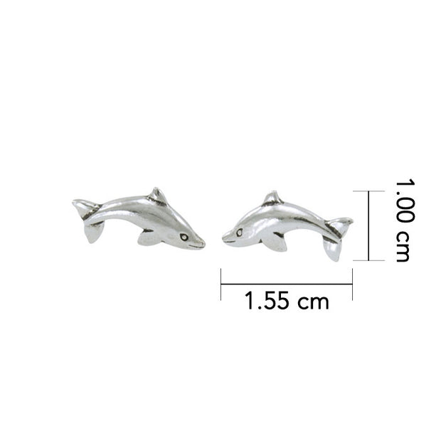Whale Sterling Silver Post Earring TE2585