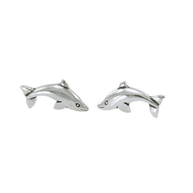 Whale Sterling Silver Post Earring TE2585