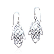 Celtic Knotwork Silver Earrings TE261 Earrings