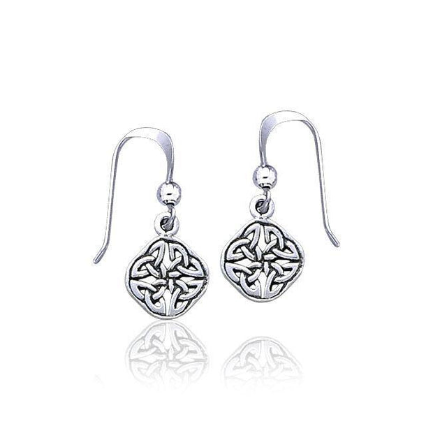 Celtic Knotwork Silver Earrings TE2865