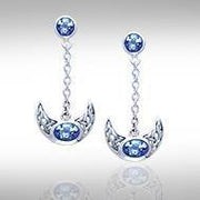 Blue Moon Silver Earrings TE2910