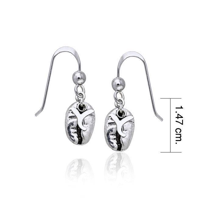 Y Coffee Bean Earrings TE612