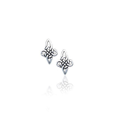 Celtic Knotwork Silver Earrings TE688 Earrings