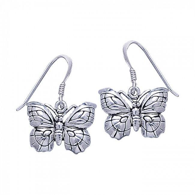 Butterfly Silver Earrings TE770