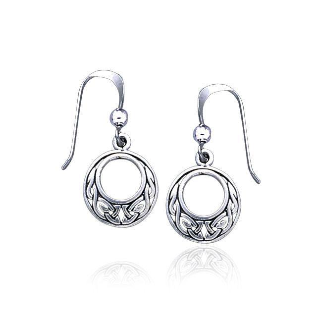 Celtic Knotwork Silver Earrings TE815 Earrings