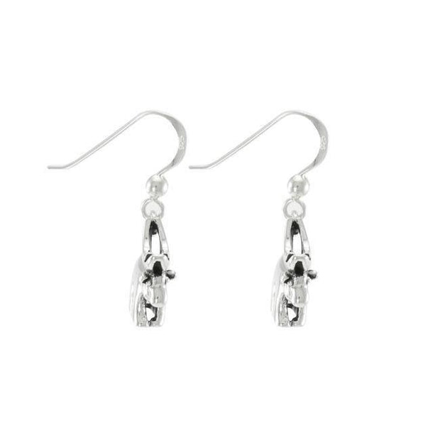 Moose Sterling Silver Earrings TE889