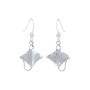 Manta Ray Silver Earrings TE963 Earrings